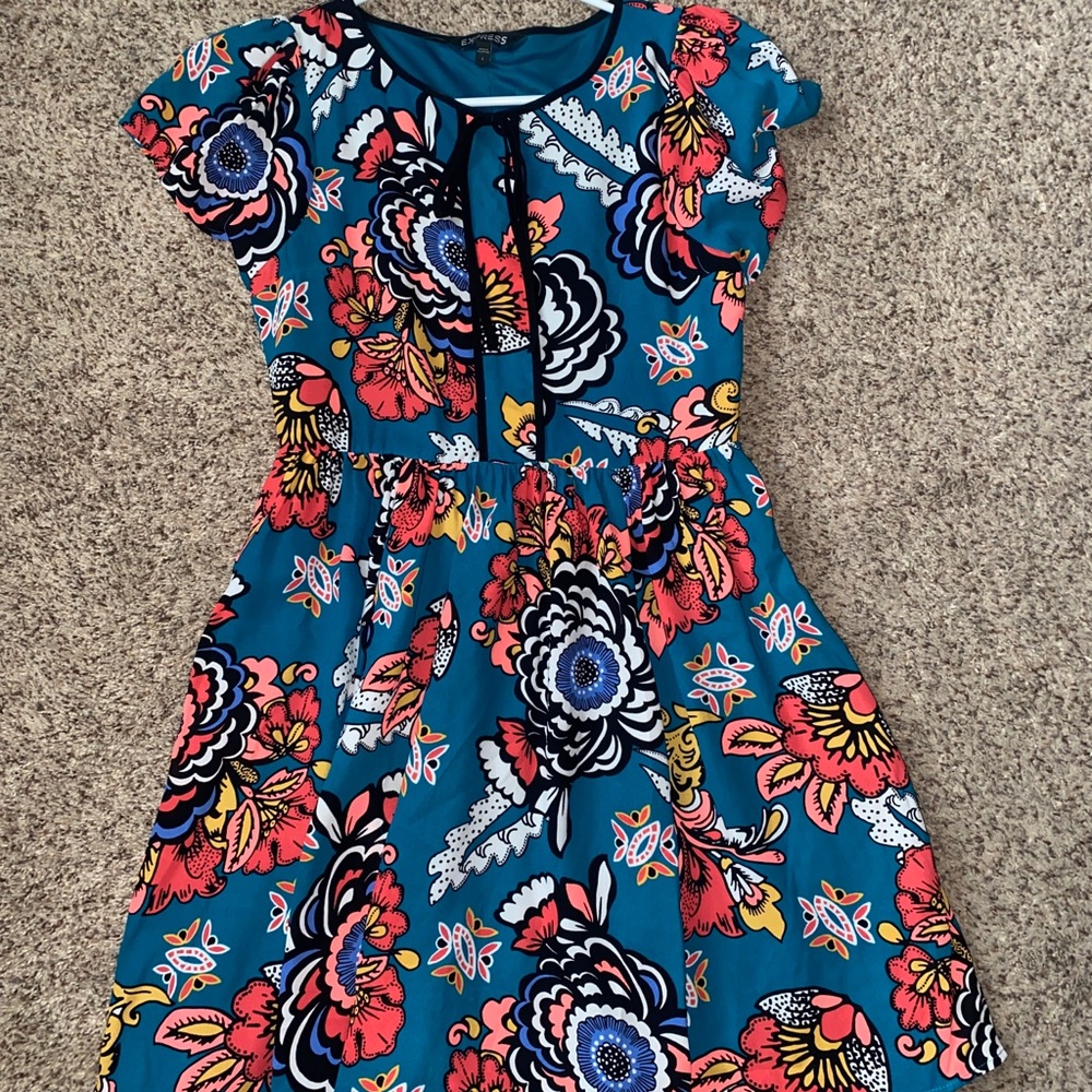 Express floral dress